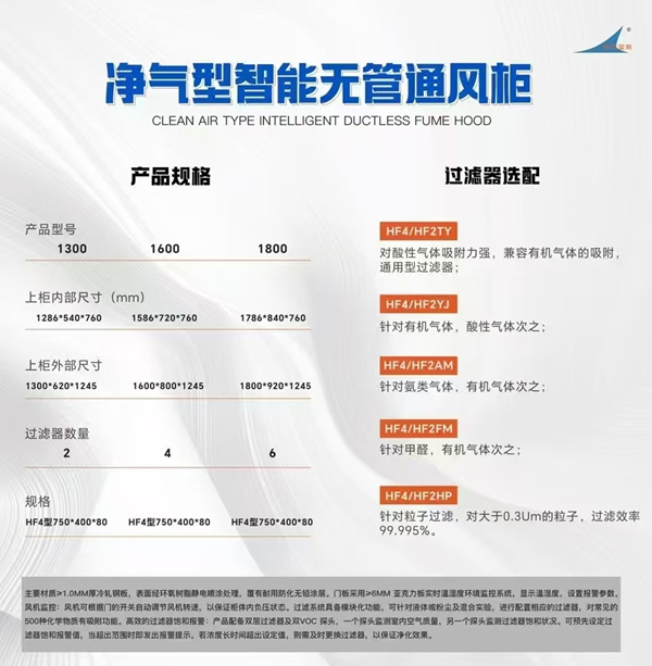 净气型智能无管通风柜